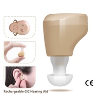 CIC Hearing Aids Rechargeable Digital Hearing Aid Wireless Sound Amplifier For Deafness Ancianos With Charger Box Dropshipping