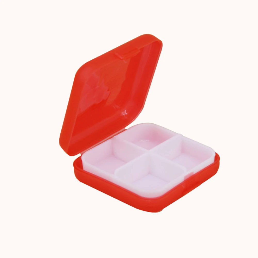 صندوق منظم حبوب صغير حاوية حبوب السفر المحمولة اليومية علبة حبوب منع الحمل الصغيرة حامل جيب صندوق حبوب الدواء صندوق تخزين الأدوية البلاستيك #6