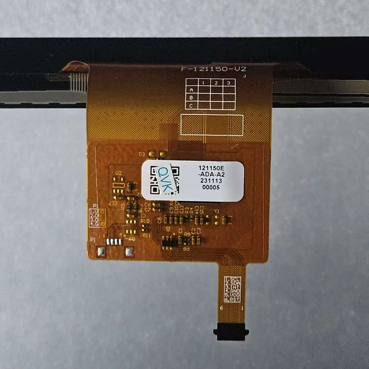 12 بوصة أسود جديد ل F-121150-V2 بالسعة محول الأرقام بشاشة تعمل بلمس الاستشعار لوحة زجاجية خارجية 304x200 مللي متر #2