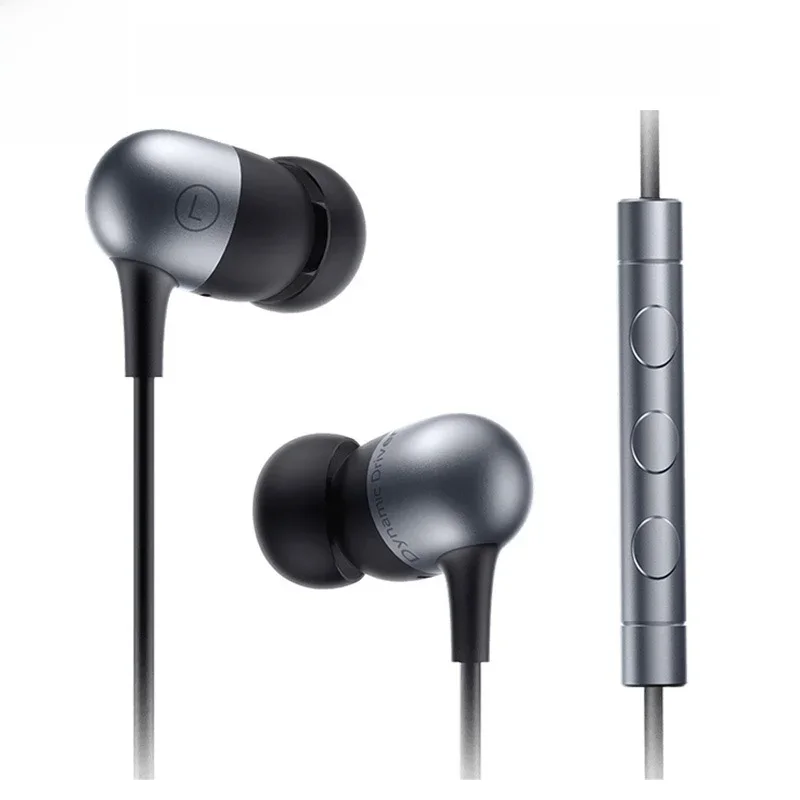 Xiaomi-Capsule Pro Earphones, fone de ouvido com fio, driver dinâmico duplo, fone de ouvido com