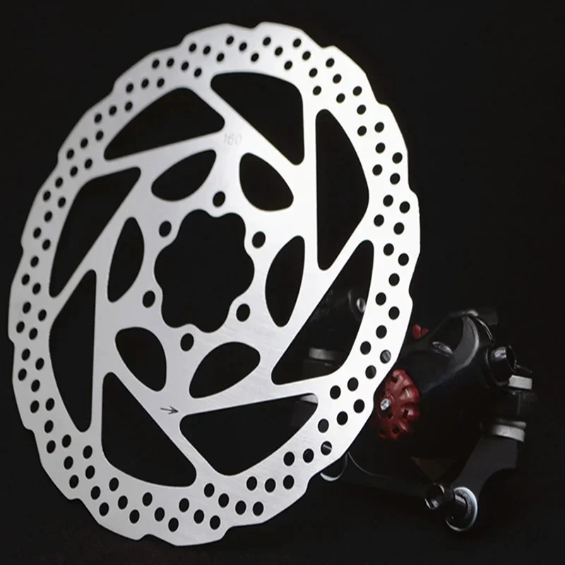 AliExpress NONE Bicycle Brake Disc MTB 140/160/180mm Stainless Steel Brake Rotor with Screws MTB Hydraulic Disc Brakes Pads Bike Accessories