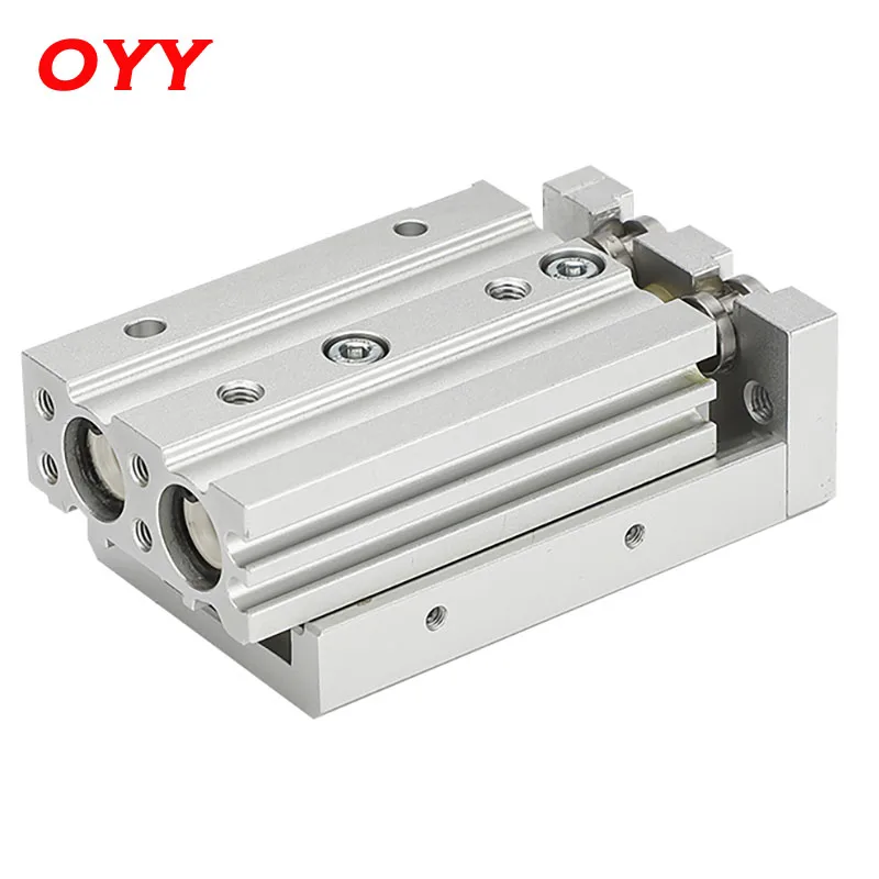 

MXS16 Pneumatic Sliding Table Cylinder With Magnetic Linear Guide Rail High Pressure Resistance 16mm Bore 10/20/30/100mm Stroke