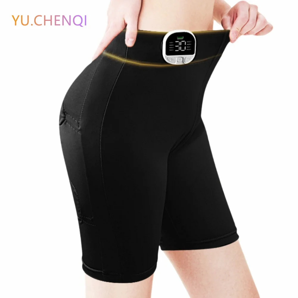 

‌EMS Microcurrent Yoga Leggings for Women Seamless Lifting Butt Firming Leg Slimming Tummy Toning Pulse Shaping Fitness Pants