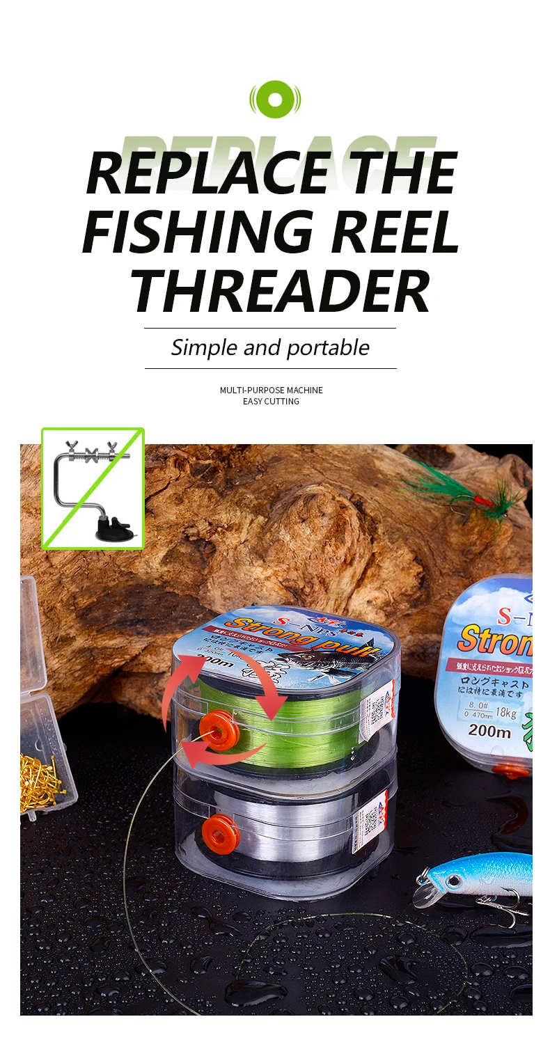 TAIYU 200M Nylon-Angelschnur 2-33LB Japanisches langlebiges Monofilament Meer-/Süßwasser-Hauptschnurführer Angeldraht zum Karpfenangeln – Detail 8