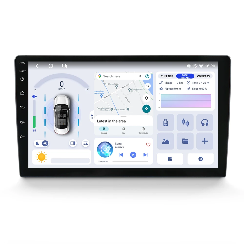 MEKEDE X20 X30 9/10 Zoll Universal Autoradio UIS7865 Kabelloses Carplay Android AUTO Navigation GPS Multimedia-Videoplayer – Detail 6