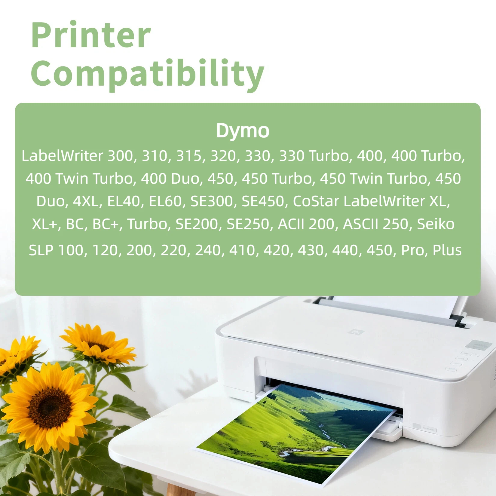 Yowell 5 X 11355/S0722550 (89x41mm, 500 Etiketten) Kompatible Etiketten Kompatibel mit Dymo LabelWriter 300, 310, 315, 320, 330, 400 – Detail 2