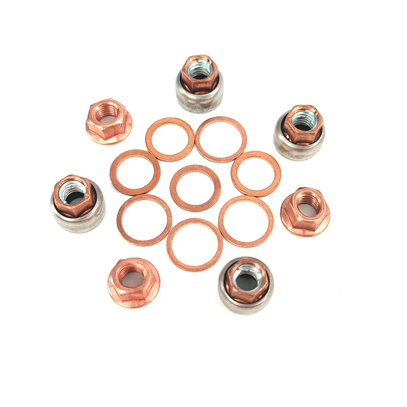 Turbo Repair Kit Flange Bolt Gasket Exhaust Pipe Parts Car Accessories Compatible For Mini Cooper Peugeot 208 308 Citroen C4 C5 view 2