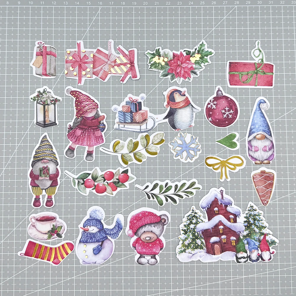 Creative Path 150 Stück Scrapbooking-Stanzformen Ephemera Weihnachten Pinguin Schneemann Ausgestanzte Papierausschnitte für Journaling und Kartenherstellung – Detail 4
