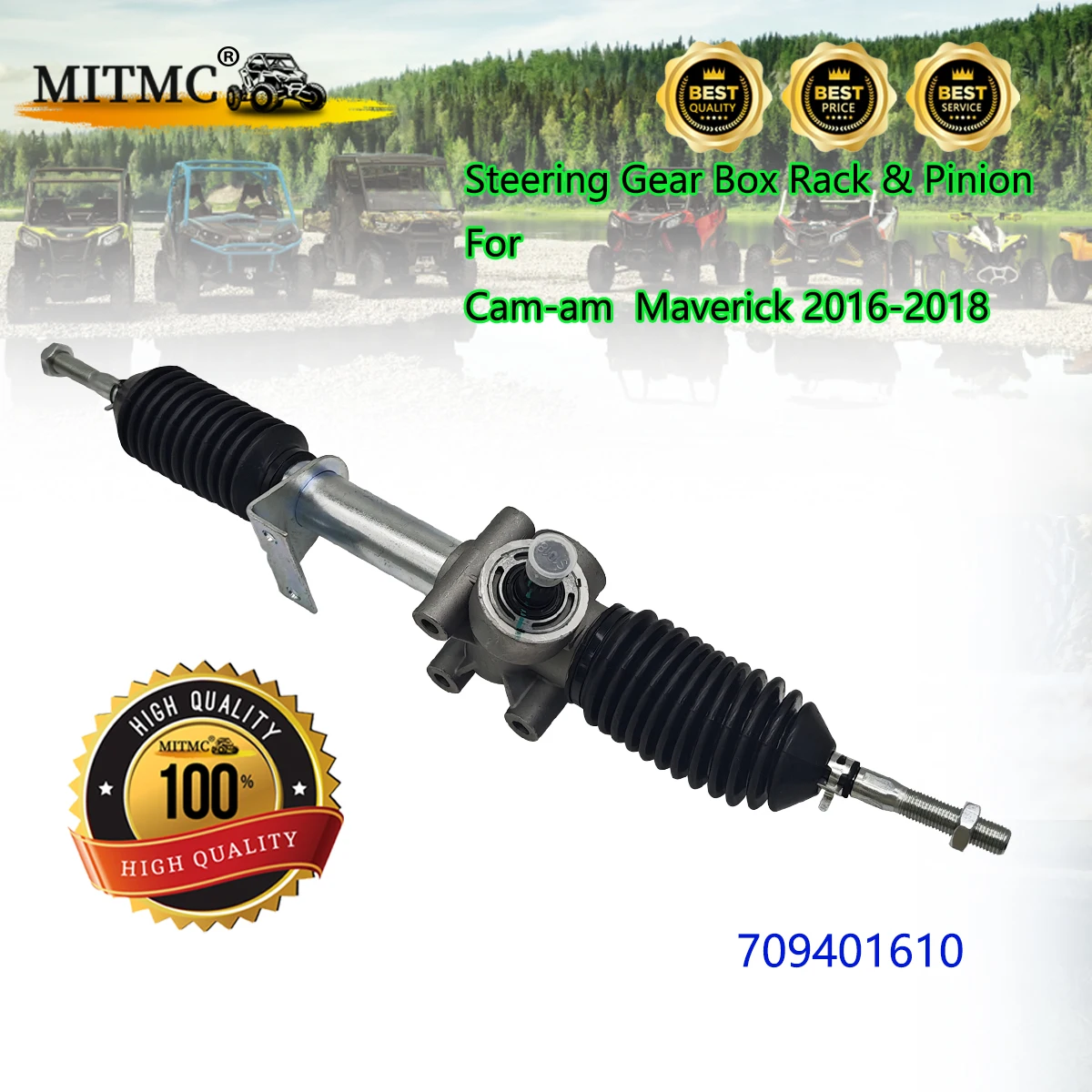 

Steering Gear Box Rack & Pinion For BRP Can*am Maverick 2016-2018 ATV UTV 709401610