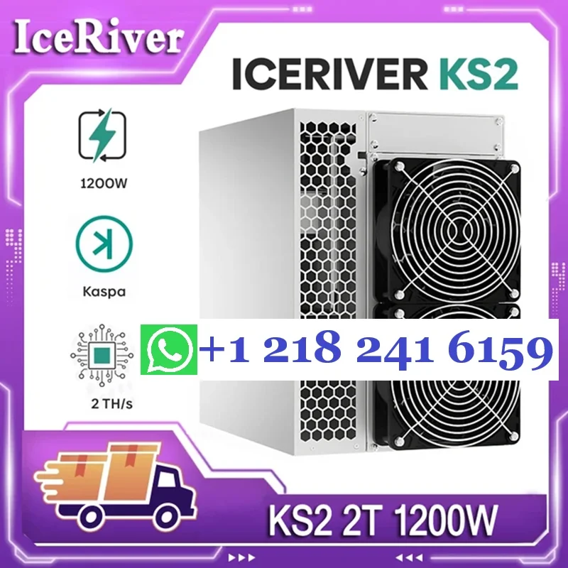 Iceriver KAS Miner, Iceriver Klt2000Gh/s, Commande cool BAC, Prêt au soleil, 2th/s