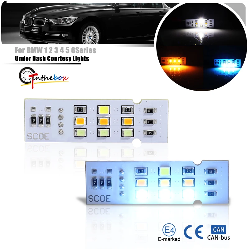 LED Under Dash Courtesy Footwell Ambient Lighting Module For BMW 1 2 3 4 5 6Series F20 F21 F22 F23 F30 F31 F34 F32 F36 M2 M3 M4