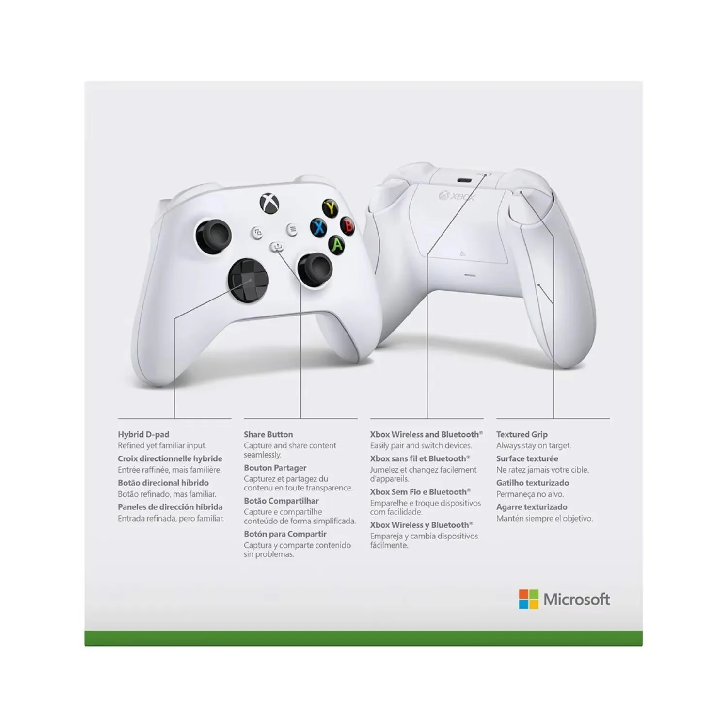 Microsoft - وحدة تحكم Xbox اللاسلكية لأجهزة Xbox Series X وXbox Series S وXbox One وWindows - Robot White #5