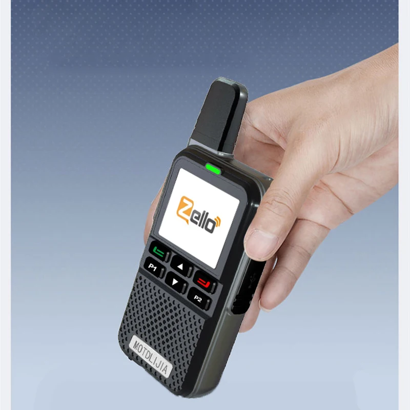 Walkie Talkies de longo alcance 100 milhas Zello Rede Rádio PTT Botão WiFi POC Rede de sistema Android