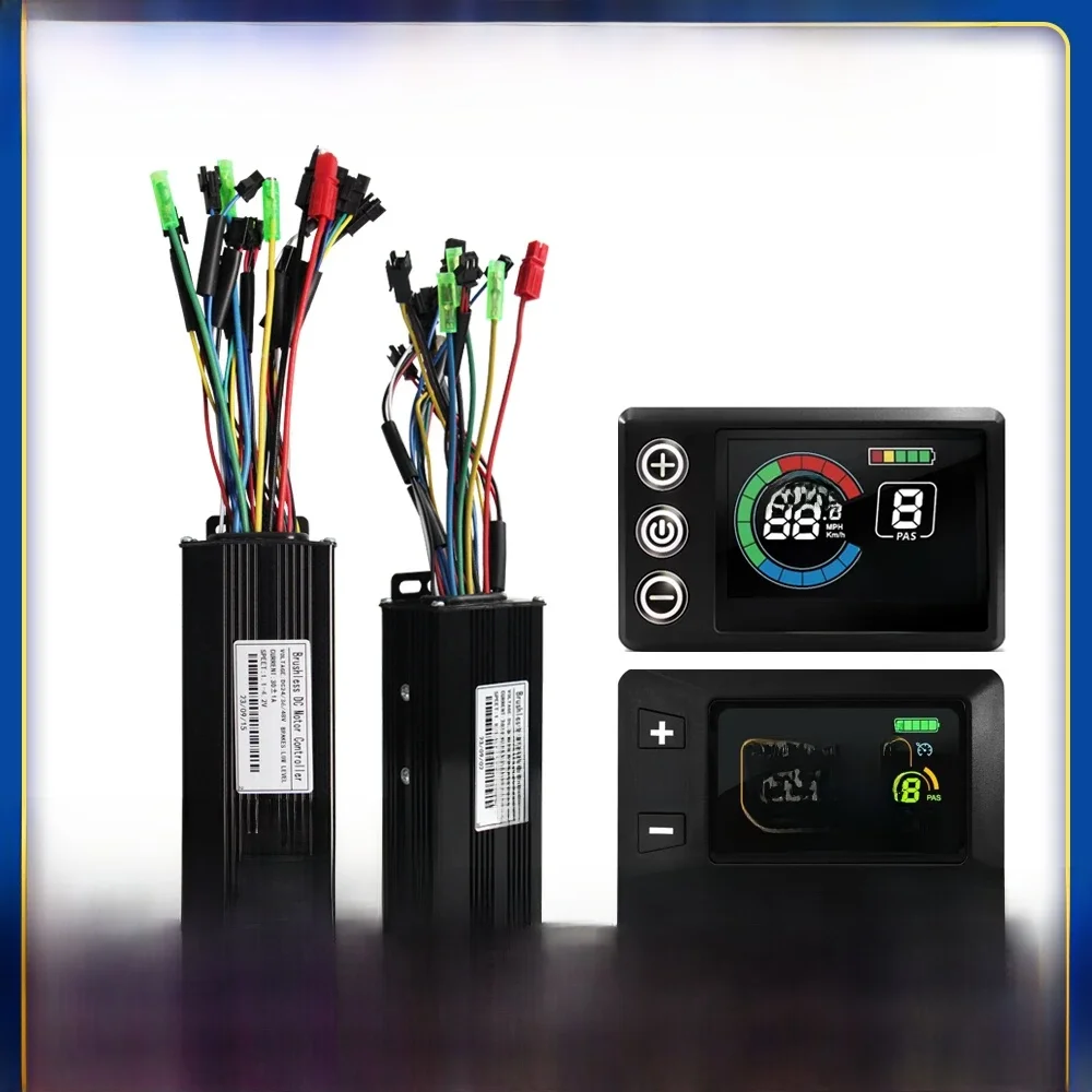 AliExpress IMEIQI Three-Mode Ebike Sine Wave Controller 17A 26A 30A 36V/48V with Speed limit Function GD02/S869 LCD Color Display 250W-1000W Motor