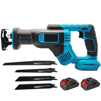 18V 300mm Cordless Electric Reciprocating Saw Stepless Variable Speed Metal Wood Cutting Tool Electric Saw For Makita 18V Batter