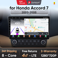 Junsun Android 13 Qualcomm 8 Core Wireless CarPlay for Apple Android car Car Radio For Honda Accord 7 2003-2008  Car Radio