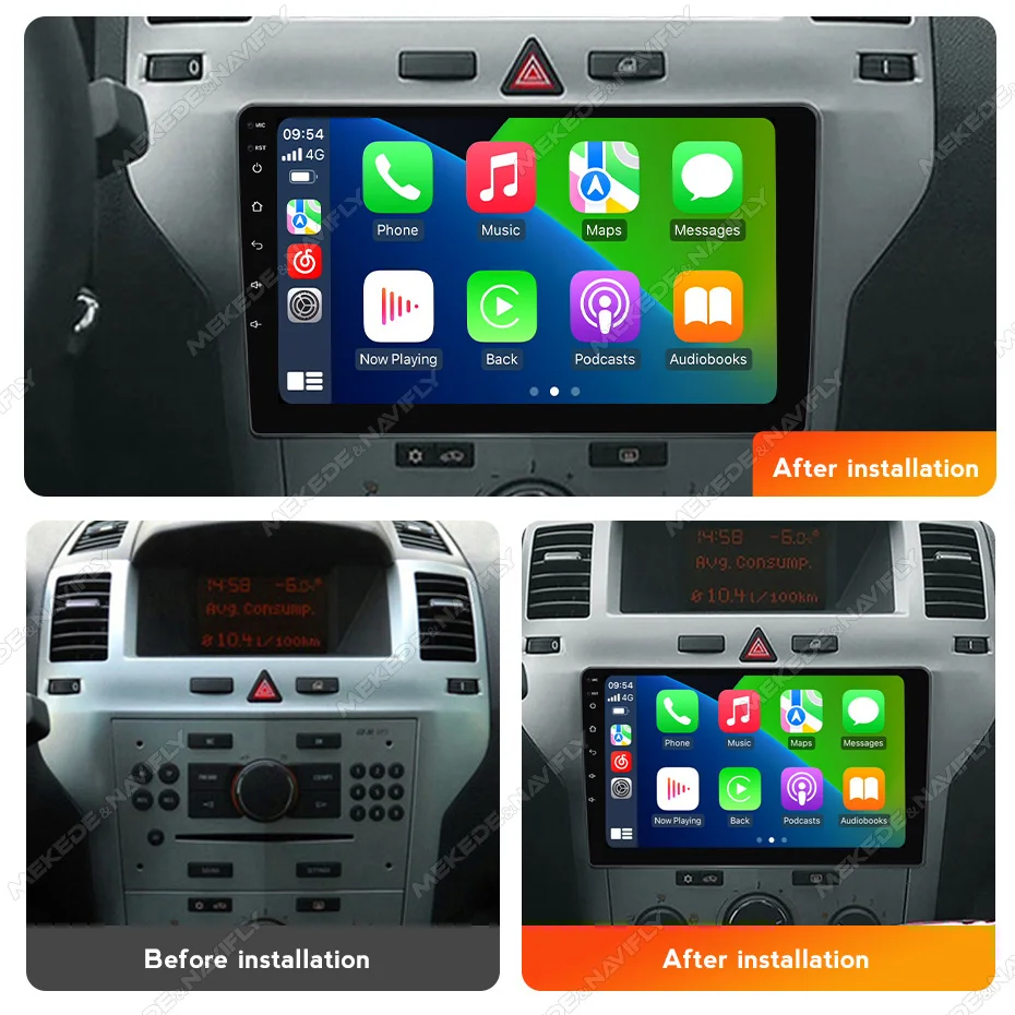 2Din Android 15 Car Radio For Opel Astra H J Vectra Vauxhall Antara Zafira Corsa Vivaro Meriva Veda 2004-2014 Multimedia Player
