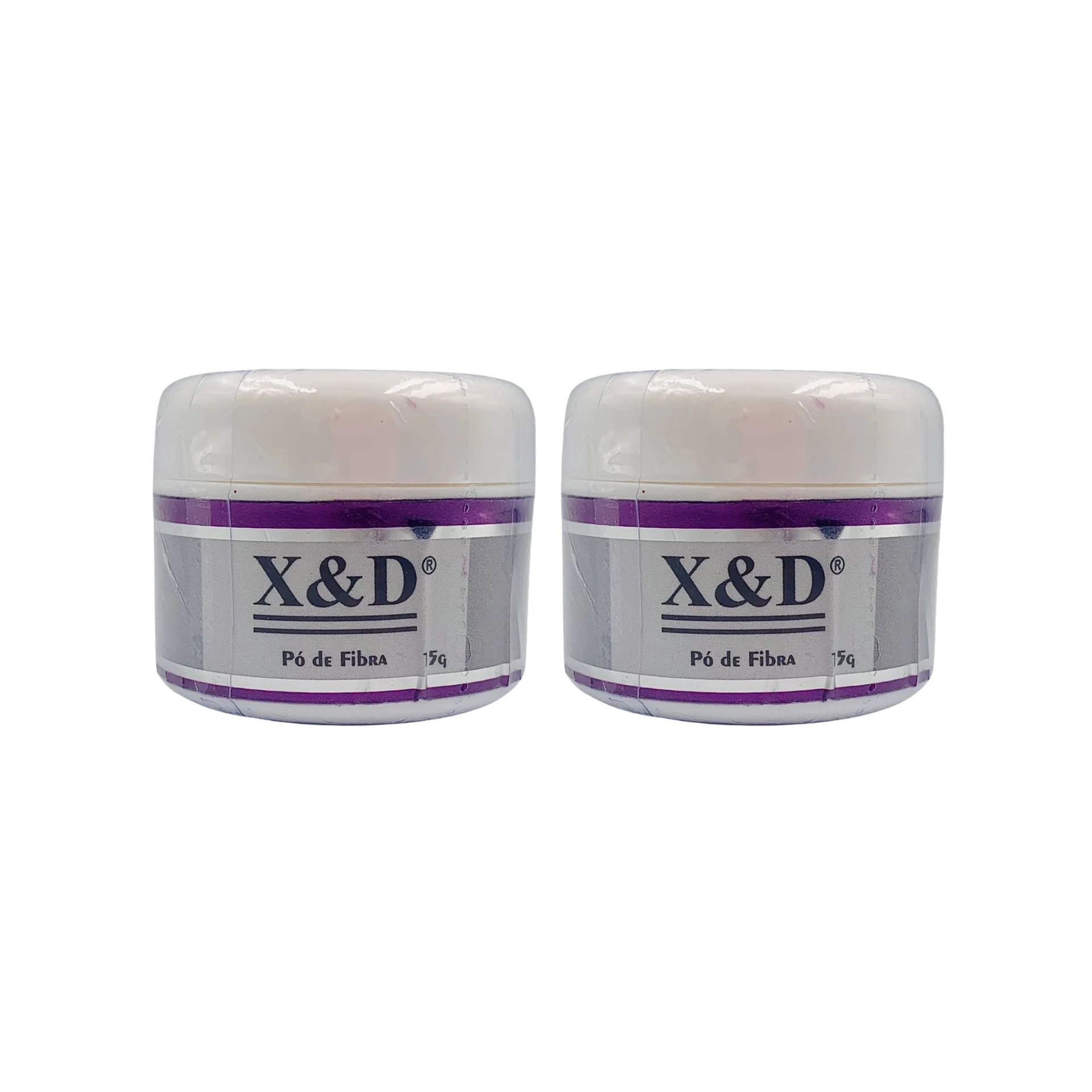 2 PCs Best Fiber Powder For Glass Nails Potentializer Gel Professional 15g