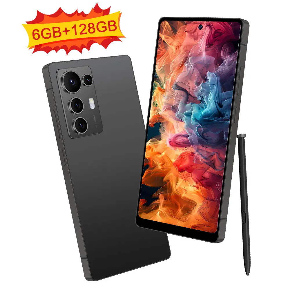El modelo 2026 de este teléfono inteligente Android (versión desbloqueada) cuenta con una pantalla táctil HD de 6.8 pulgadas que ofrece imágenes vibrantes; con 6 GB de RAM y 128 GB de almacenamiento, admite multitarea fluida y procesamiento rápido; y su batería de larga duración.