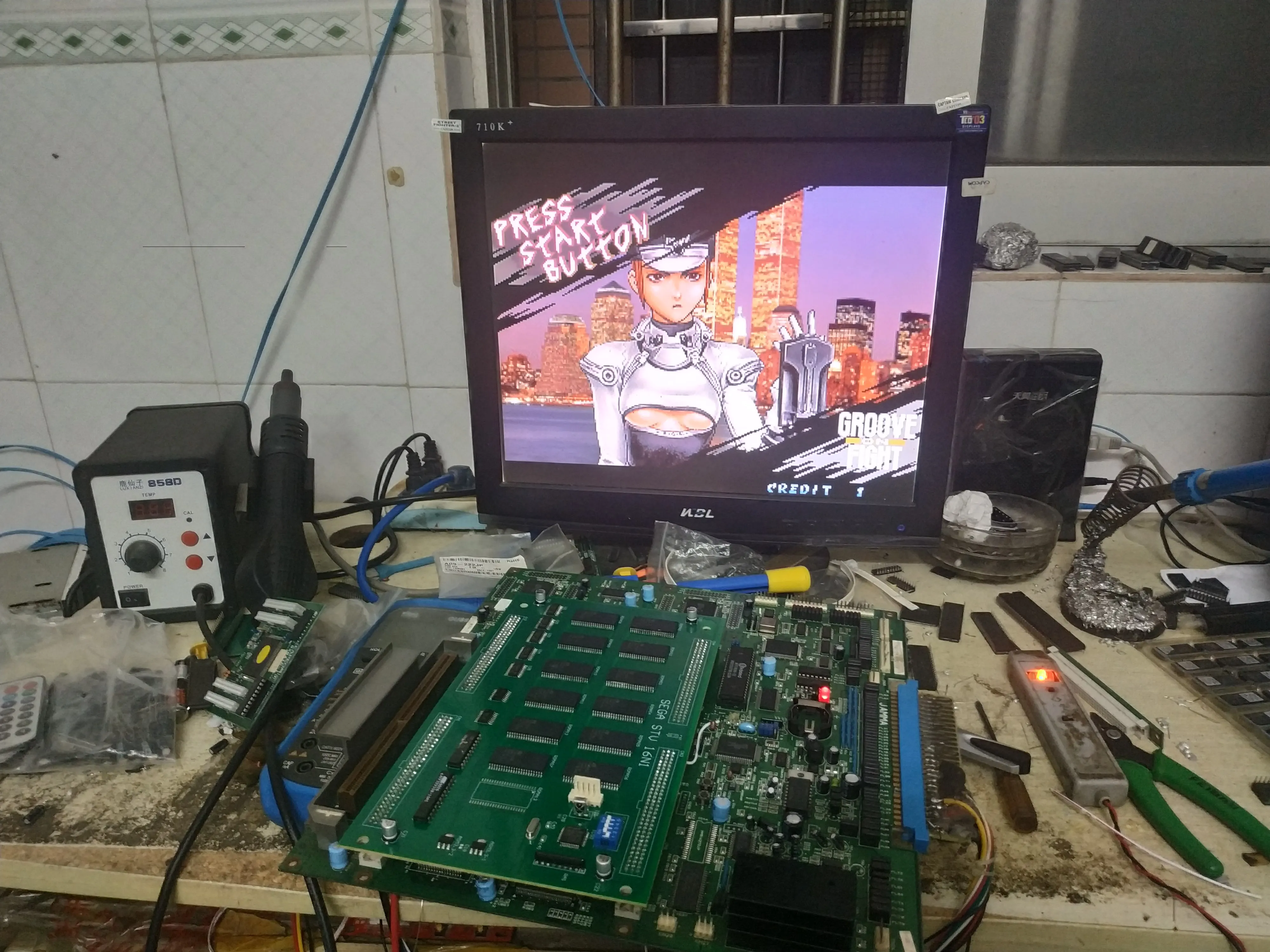 SE GA STV Muliti Games scheda madre 16/17 in 1 Rom Board Arcade Pcb