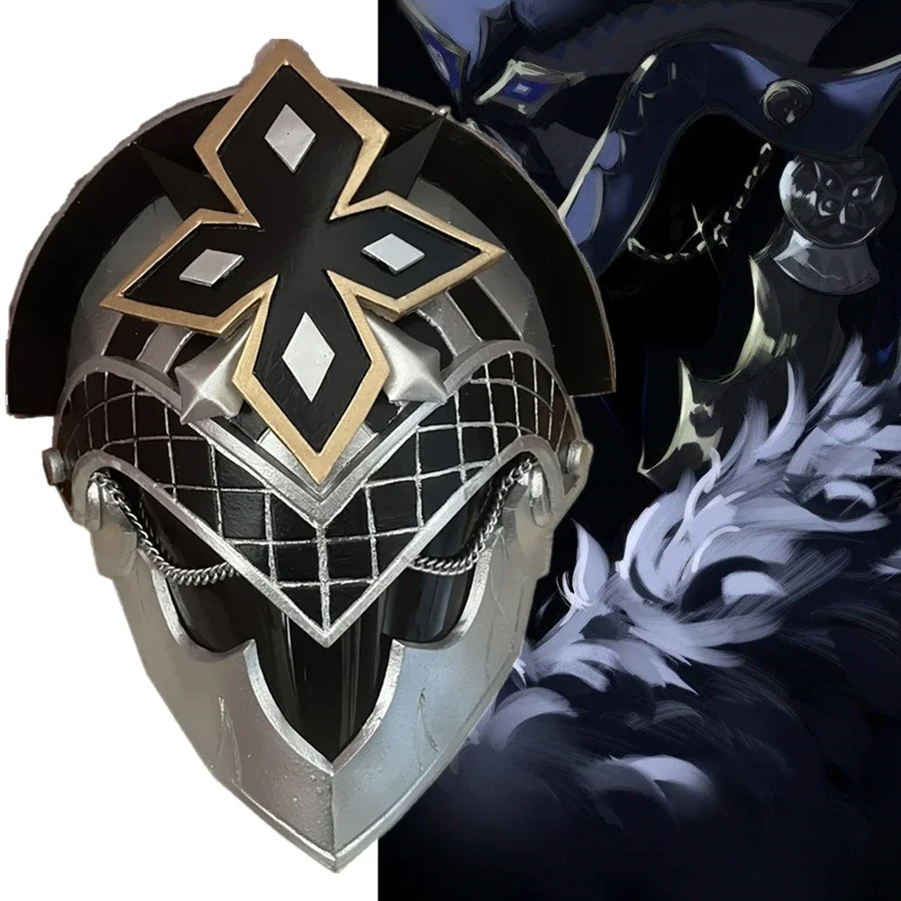 Genshin Auswirkungen Fatui Die Kapitän Capitano Masken Cosplay Erwachsene EVA Helm Maske Ornamente