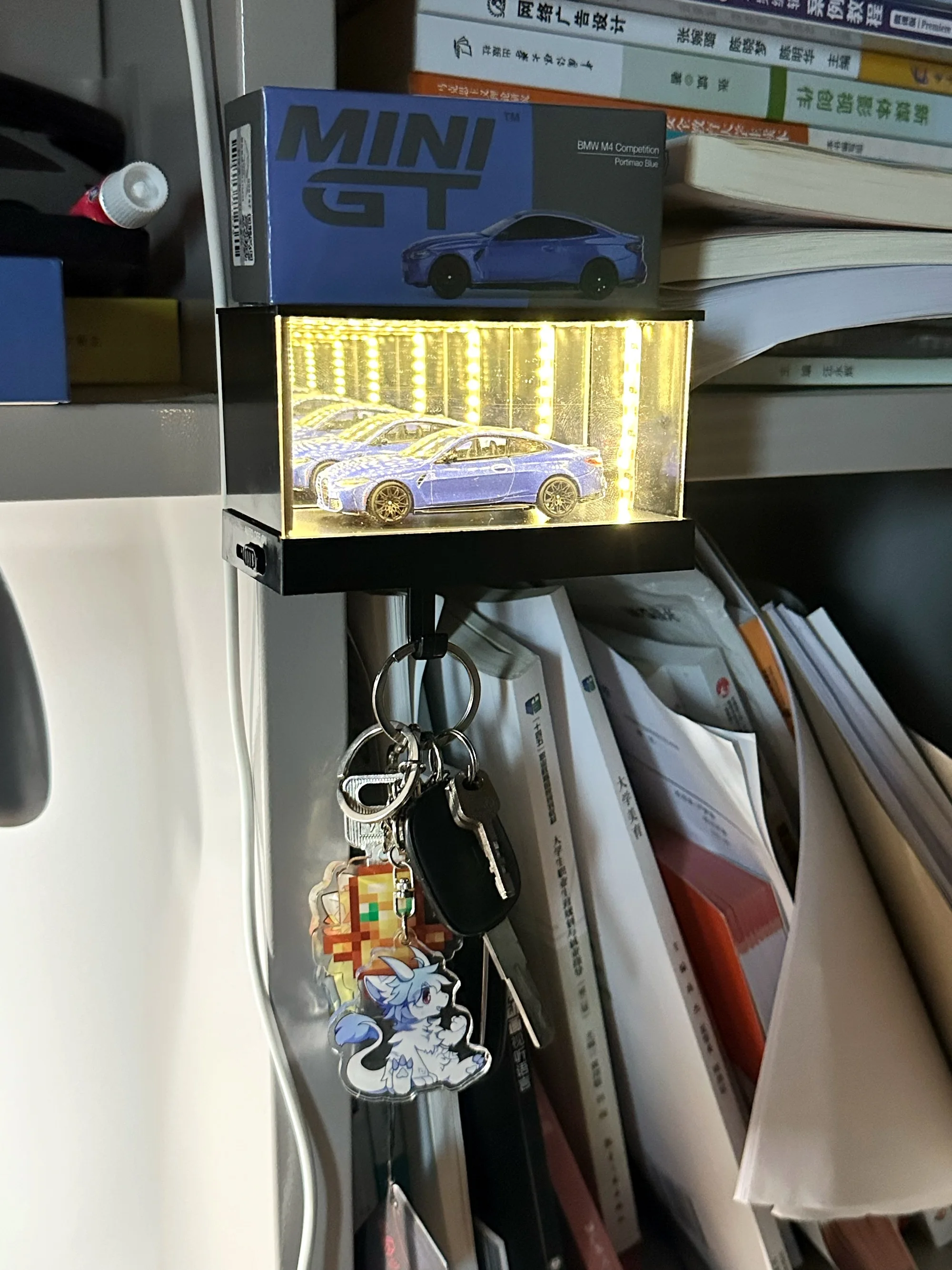 LED Garage Key Holder - Box Shape photo review