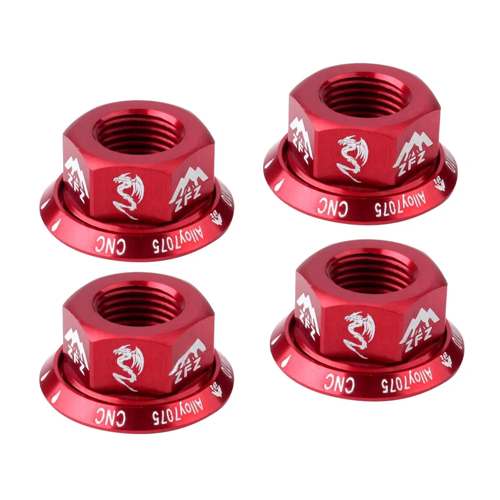 AliExpress 4Pcs Durable Track Wheel Nuts Bicycle BMX  M10 Axle Screw for Rear Hub