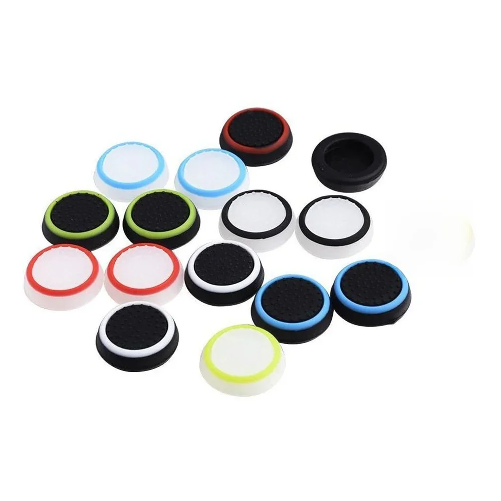 Capuchons de poignée silencieux, 4 pièces, compatibles avec PS5/PS4/Xbox One/Xbox One Elite/8BitDo SN30 Pro/Switch Pro, Joystick de contrôleur