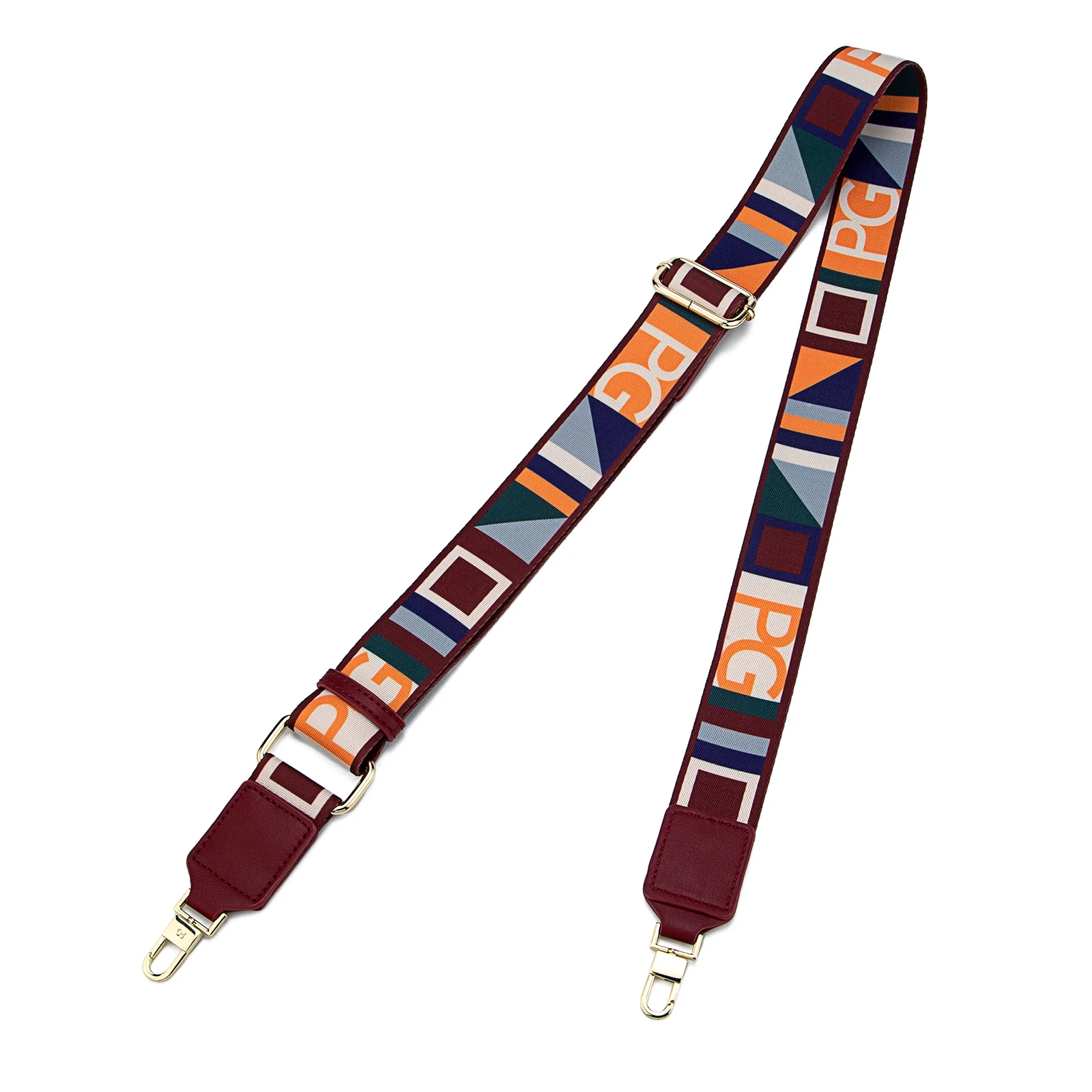 

PG Women's Portable Shoulder Strap Fashion Luxury Brand Retro Classic Jacquard Texture Luggage Accessories