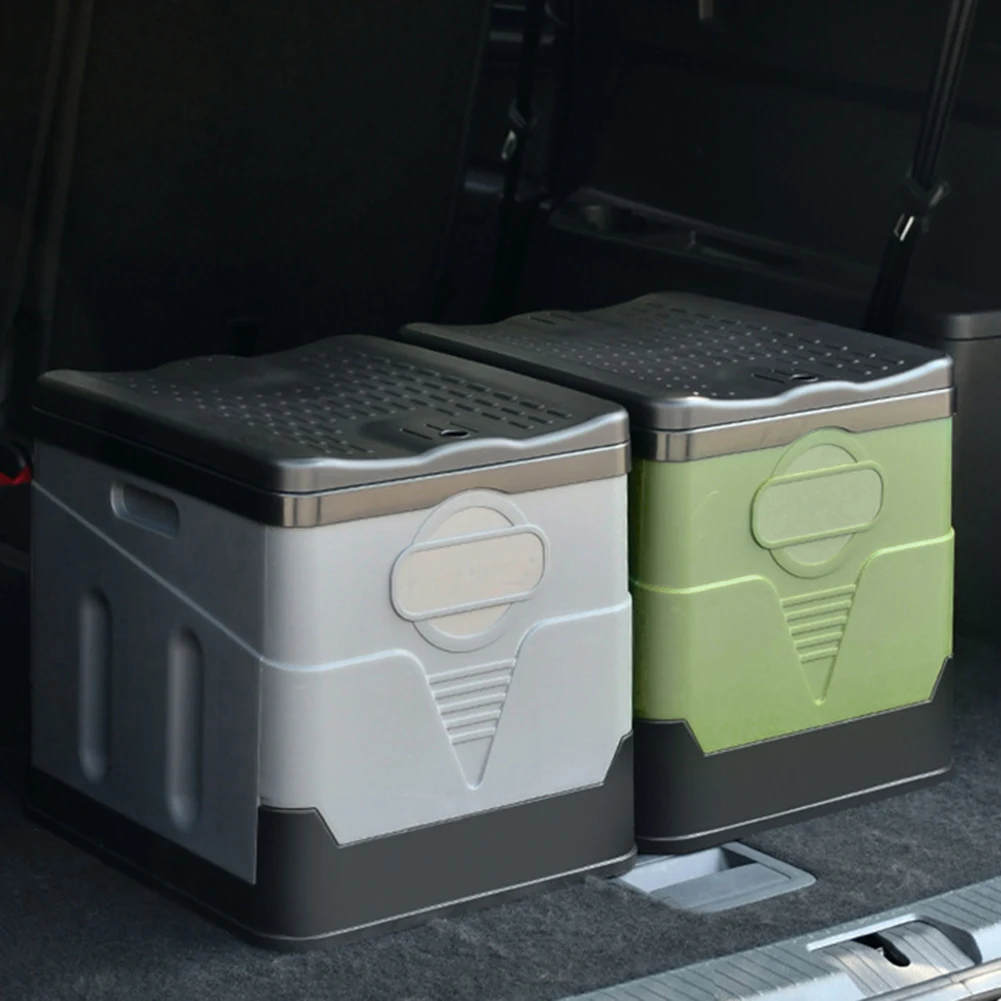 Car Toilet Bucket Strong Bearing Large Capacity Trash Can for Tour Emergency Self-driving Travel Portable Outdoor Folding Toilet