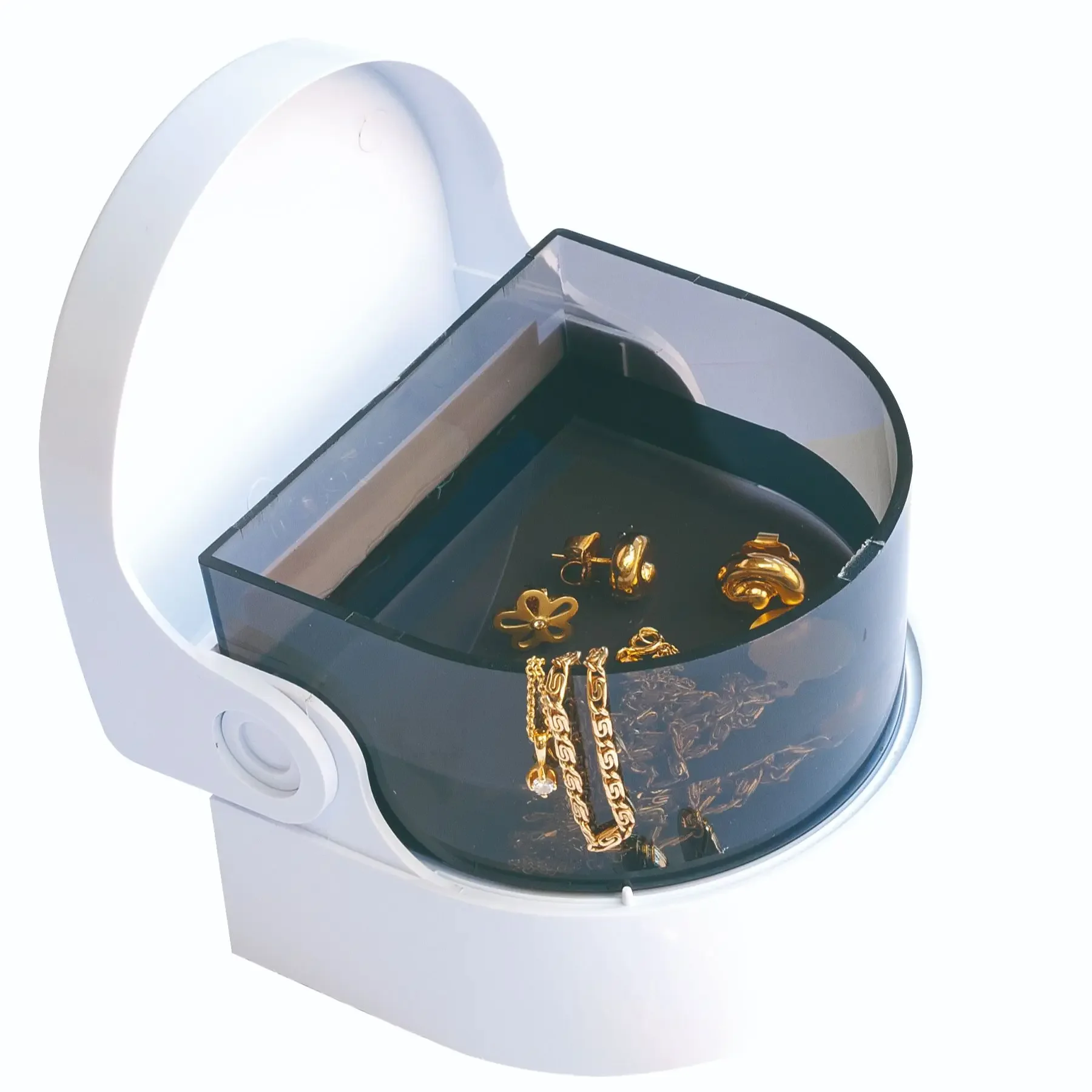 JOCCA-Ultra Cleaner Mini Máquina para Limpar Jóias Jóias, Adequado para Ouro ou Prata, Ortodontia,