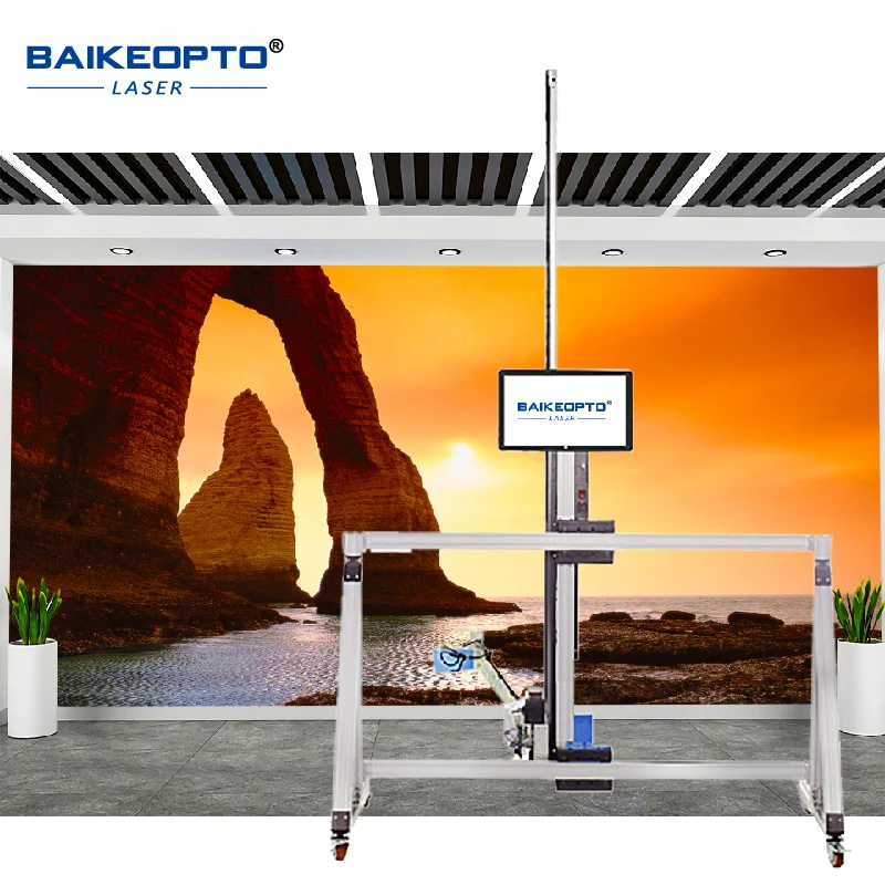 BK-UV32T  AI Wall printer capable of printing on sloping surfaces