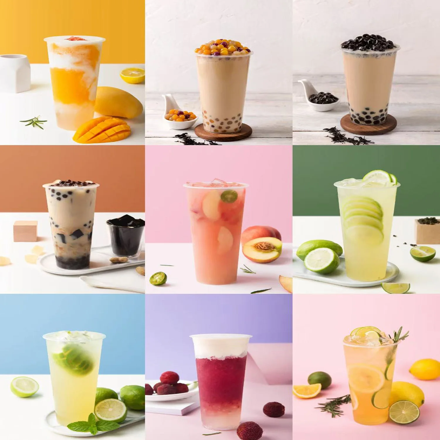 50/100-teiliges Set Parfait-Becher, 500ml mattierte Plastikbecher, BPA-frei, wiederverwendbar, geeignet für Partys, Feiern und den Alltag. – Detail 10