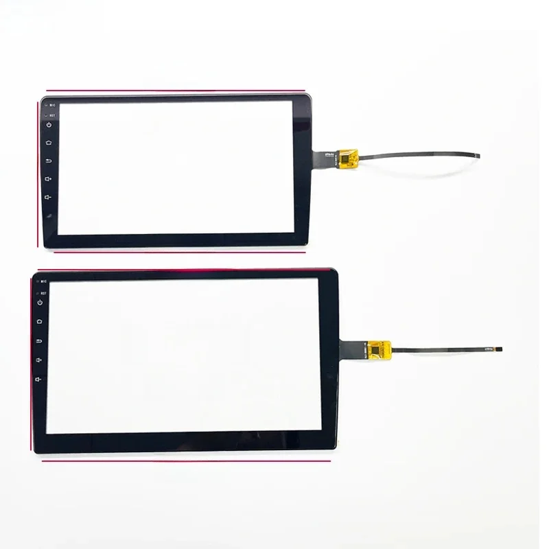 Nowe szkło 2.5D 6Pin dla FD101GS0035A-FPC-V02 9 cali 10.1 cali Samochodowy odtwarzacz DVD Gps Ekran dotykowy Digitizer Panel dotykowy Czujnik — zdjęcie produktu 6