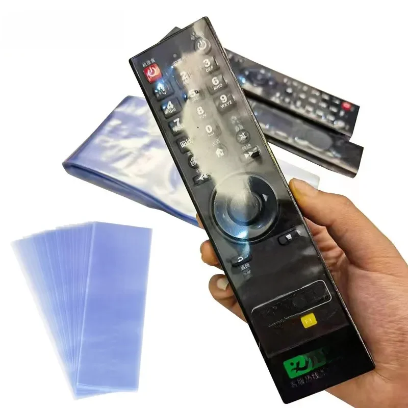 Sac en Film rétractable Transparent, 5/10/20 pièces, housse de protection Anti-poussière pour TV, climatiseur, télécommande en plastique