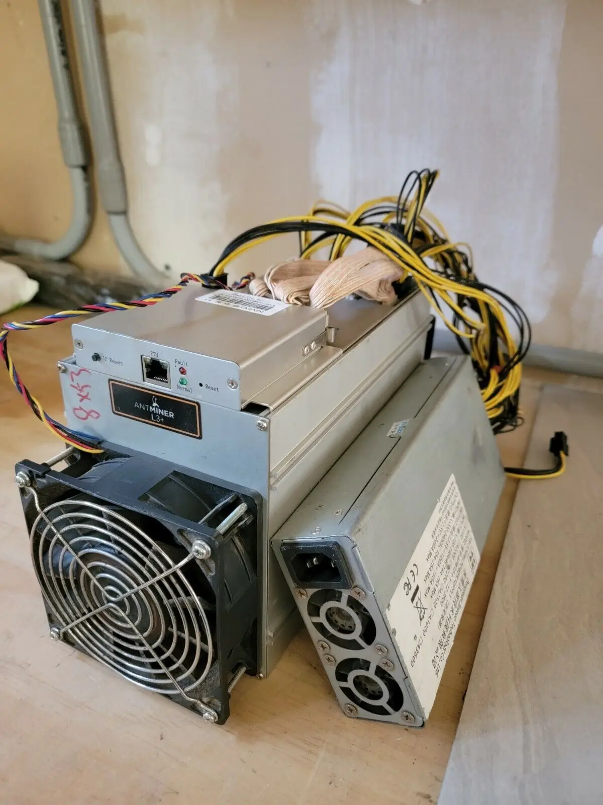 

BB купить 2 получить 1 бесплатно Bitmain Antminer L3 + 504MH/s w/PSU - LTC/DOGE Asic miner продавец из США в наличии