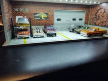 1/64 Garage scene Model Scene with Light Version Simulation Model Scene Decoration Collect (Excluding dolls and car models) - AliExpress 26