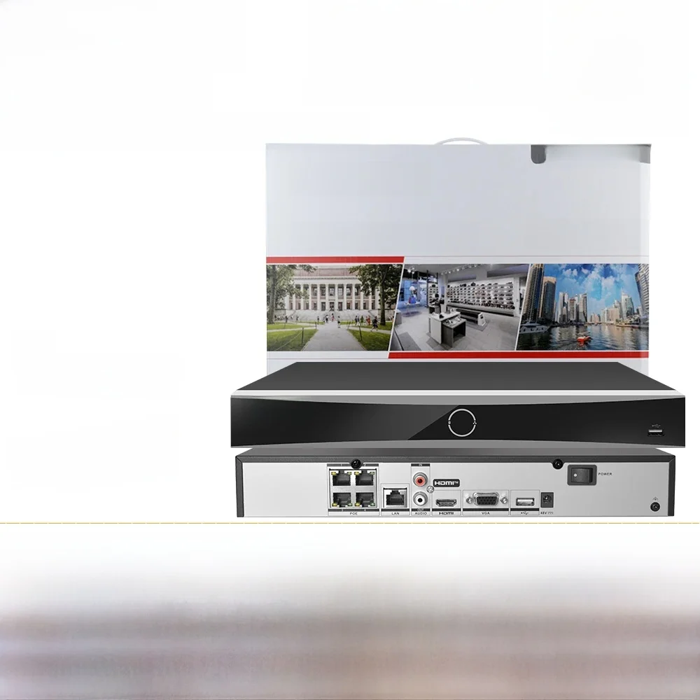 Hikvision Nvr 4-ch Poe 1u Acusense 4K Nvr DS-7604NXI-K1/4P 4-ch Camera Ingangen Netwerk Video Recorder Ondersteuning Externe Camera - afbeelding 2