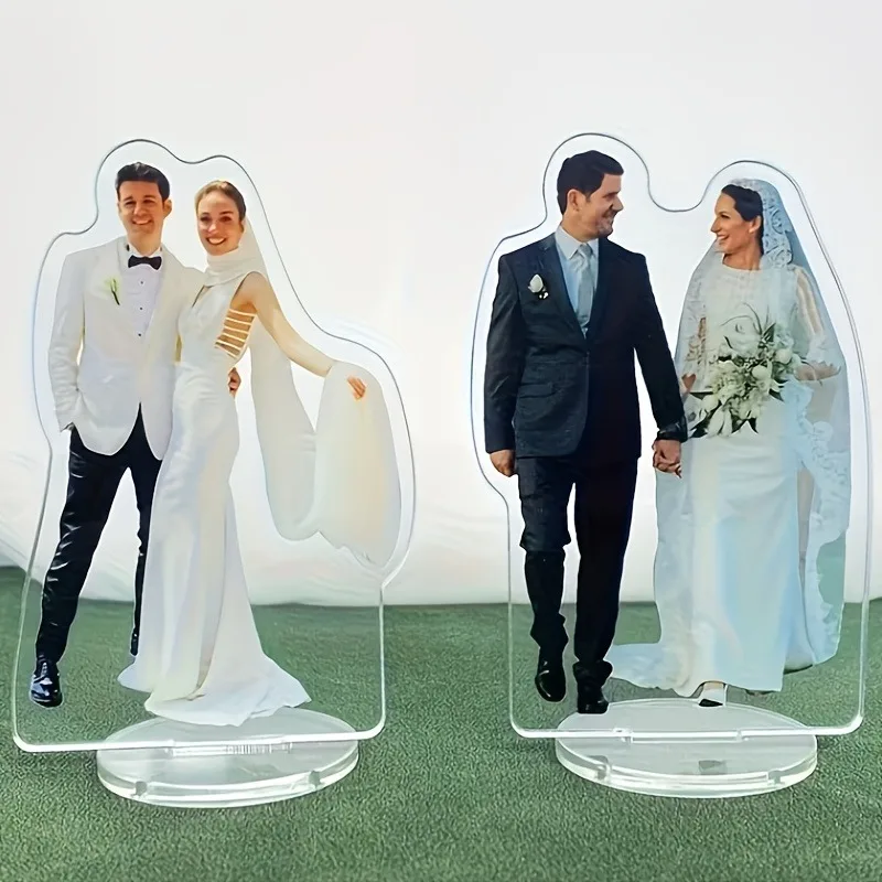 Custom Photo Acrylic Tabletop Standee (1-Piece Set) — Personalized Wedding Character Standee