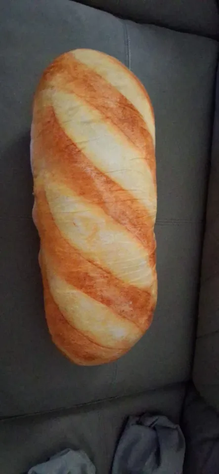 French Bread Plush Pillow Stuffed Printing Images Food Plushie Peluche Party Prop Decor Sleeping Companion Man Gift photo review
