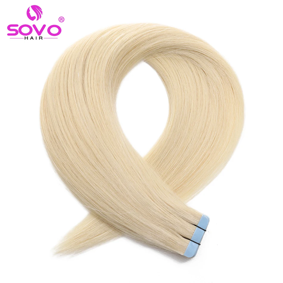 Nastro Balayage nelle estensioni dei capelli umani Ginger Blonde Seamless PU Skin Weft 100% nastro di capelli umani Remy nell'estensione dei capelli brasiliani