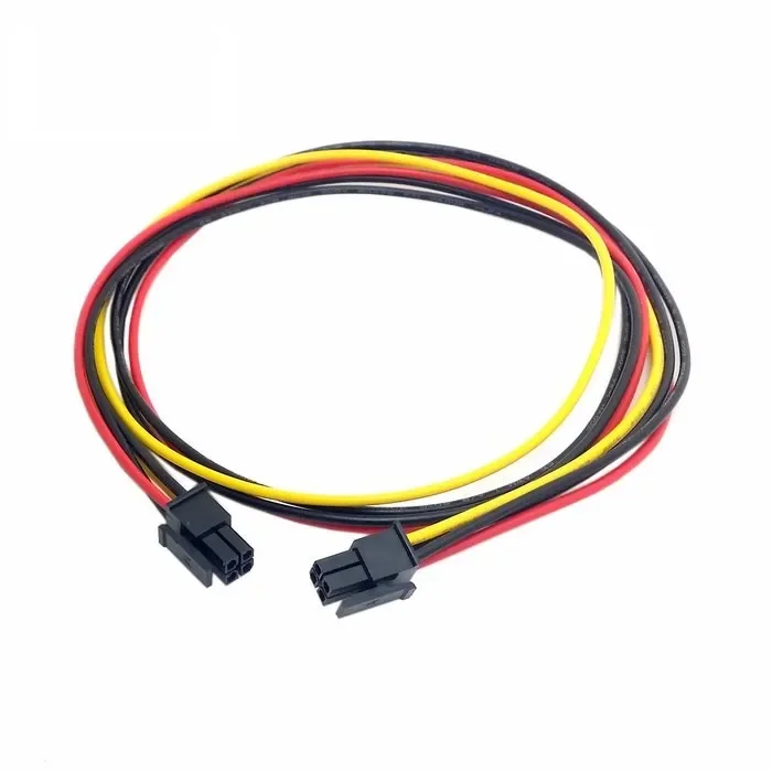 Złącze ATX Molex Micro Fit 4-pinowy kabel zasilający męski na męski 60 cm 2 stopy — zdjęcie 2