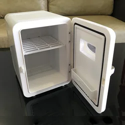 Mirror 4L Car Refrigerator, Skincare Beverage Cosmetics Fridge Portable Cooler & Warmer Box Refrigerator Office Car Mini Fridge