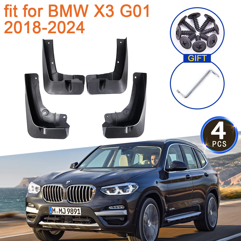 for BMW X3 G01 2018 2019 2020 2021 2022 2023 2024 Mudflap Mudguard Fenders Splash Guards Front Rear Wheel Car Stying Accessories