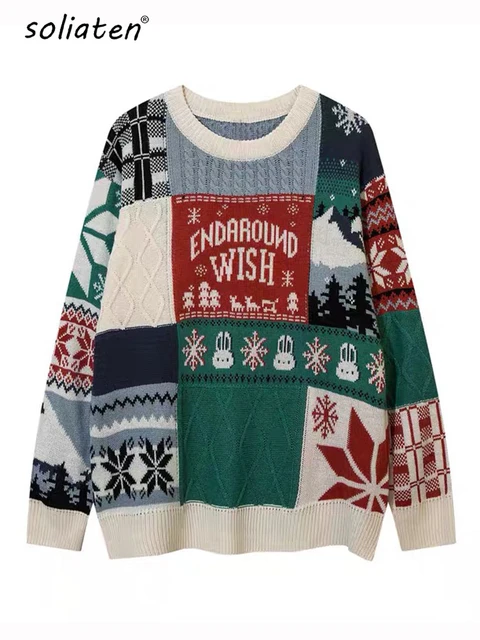 Sueter de Navidad para Mujer Sueter de mujer de Navidad Ropa de mujer de Navidad Sueteres Aliexpress