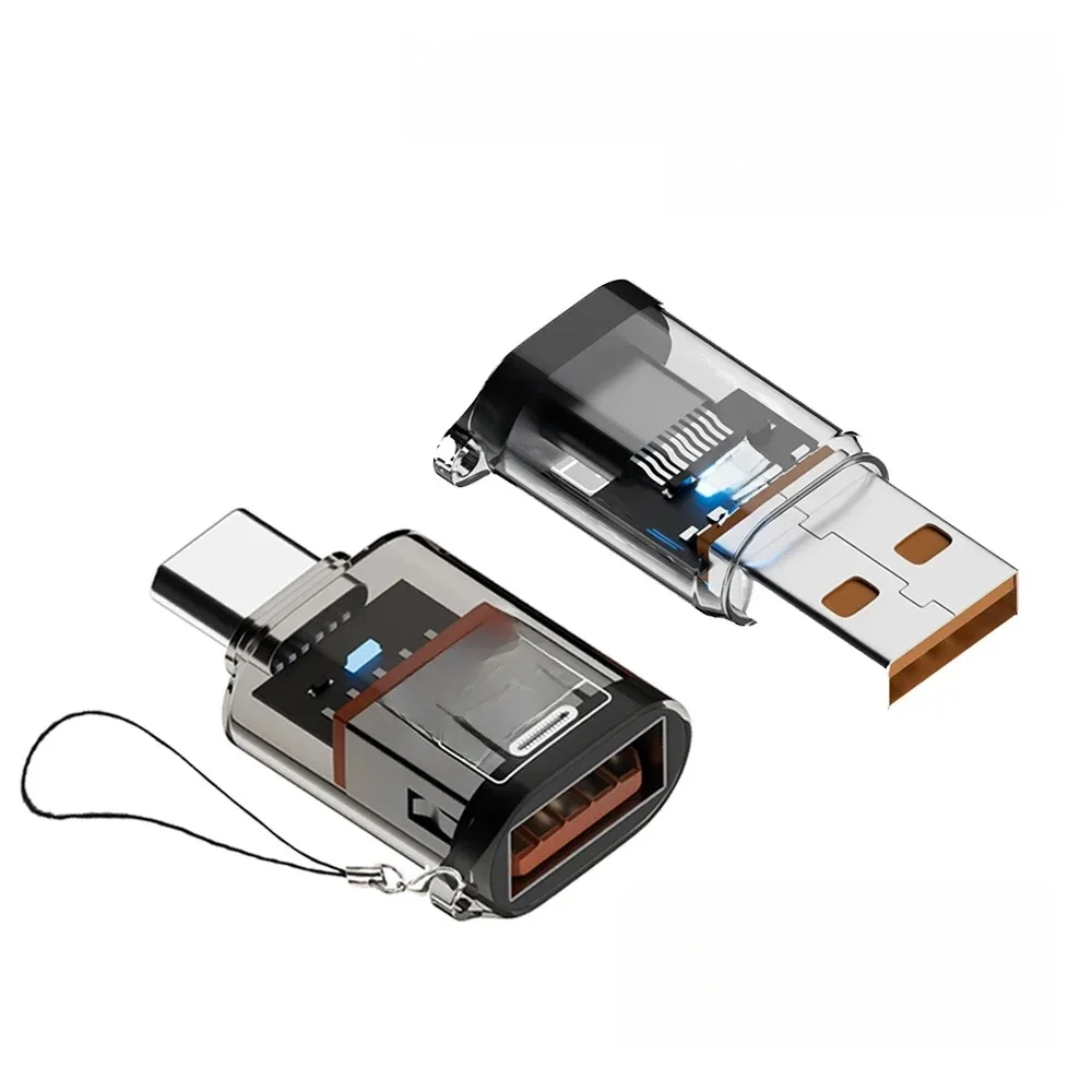 120W Type C vers USB 3.2 OTG adaptateur USB femelle vers Type C mâle convertisseur de charge rapide pour iphone 15 16 Xiaomi tablette USB C OTG