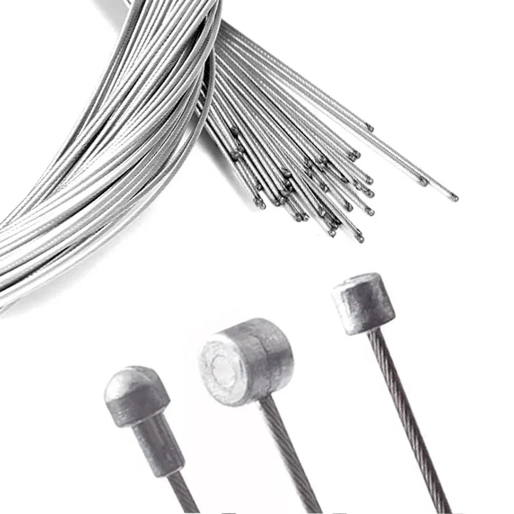 AliExpress NONE 2pcs MTB Bicycle Brake Line Bicycle Speed Line Fixed Gear Shifter Gear Brake Cable Shift Inner Wire for MTB Road Bike