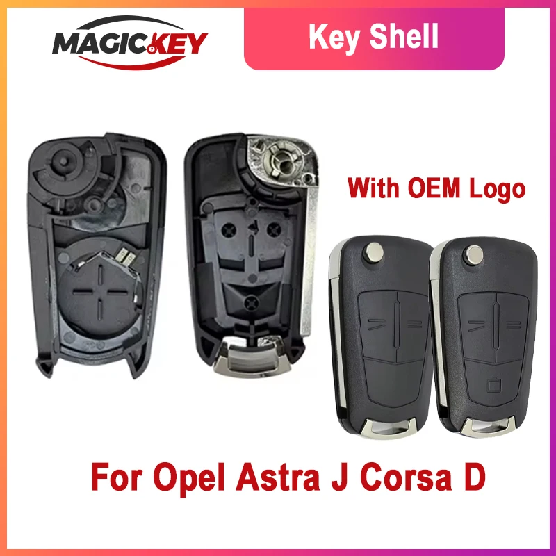

MAGICKEY 2 3 Buttons for Opel Astra H Corsa D Vectra C Zafira Astra Vectra Signum Car Folding Car Key Fob Case Shell