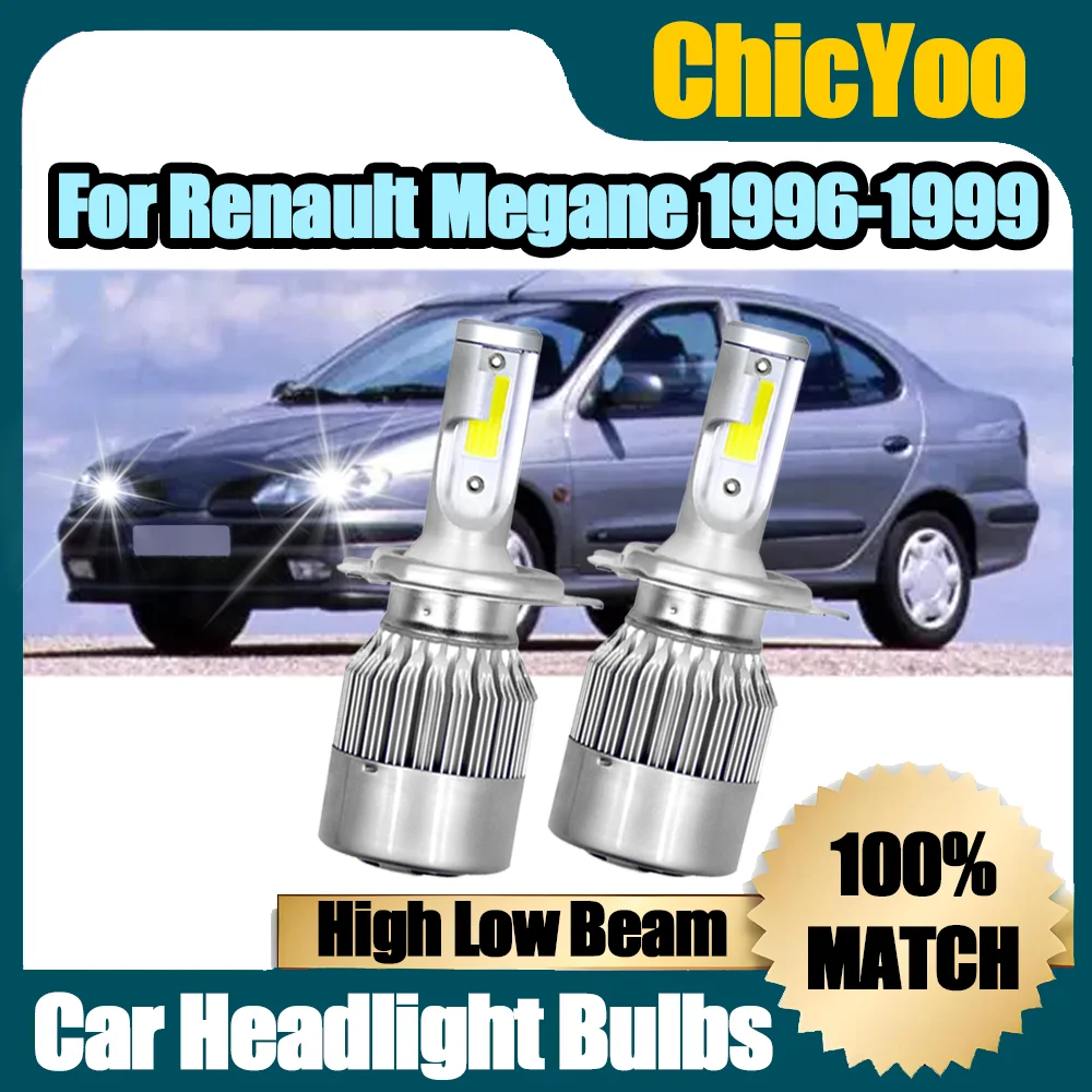 

Комплект из 2 автомобильных фар (ближний/дальний свет) 120 Вт, 12 В, 6000K, белый свет, для Renault Megane 1996-1999 годов