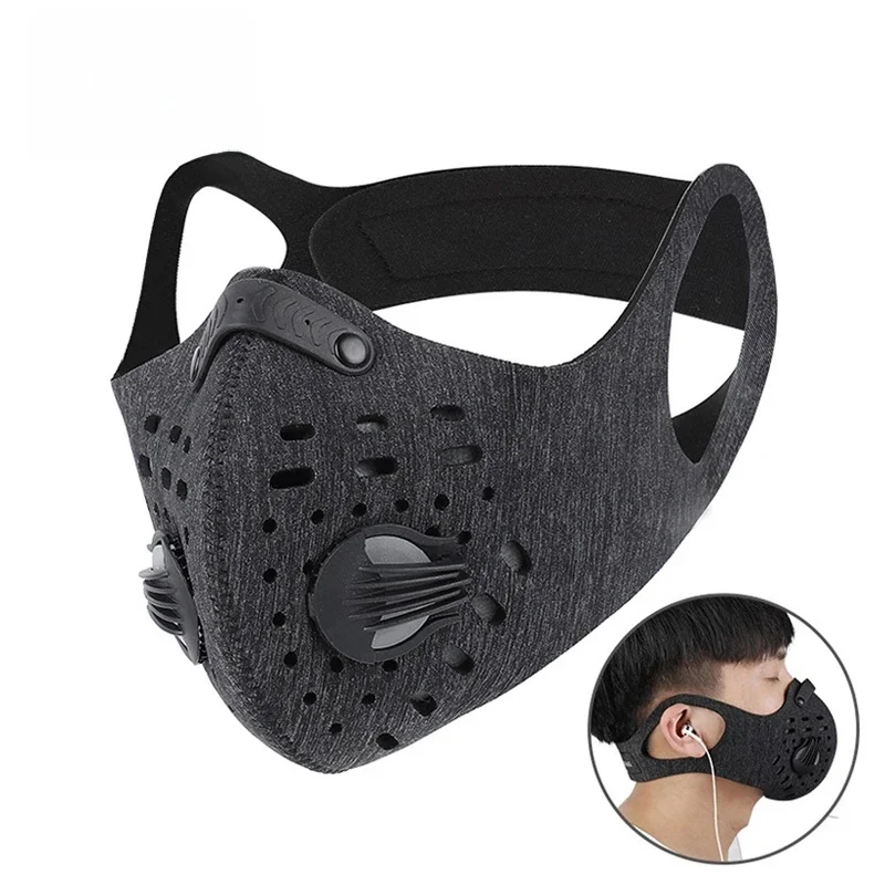 AliExpress West Biking WEST BIKING Cycling Face Mask With Filter Activated Carbon Dust-proof Mask Anti-Pollution Bicycle Washable Outdoor Training Mask